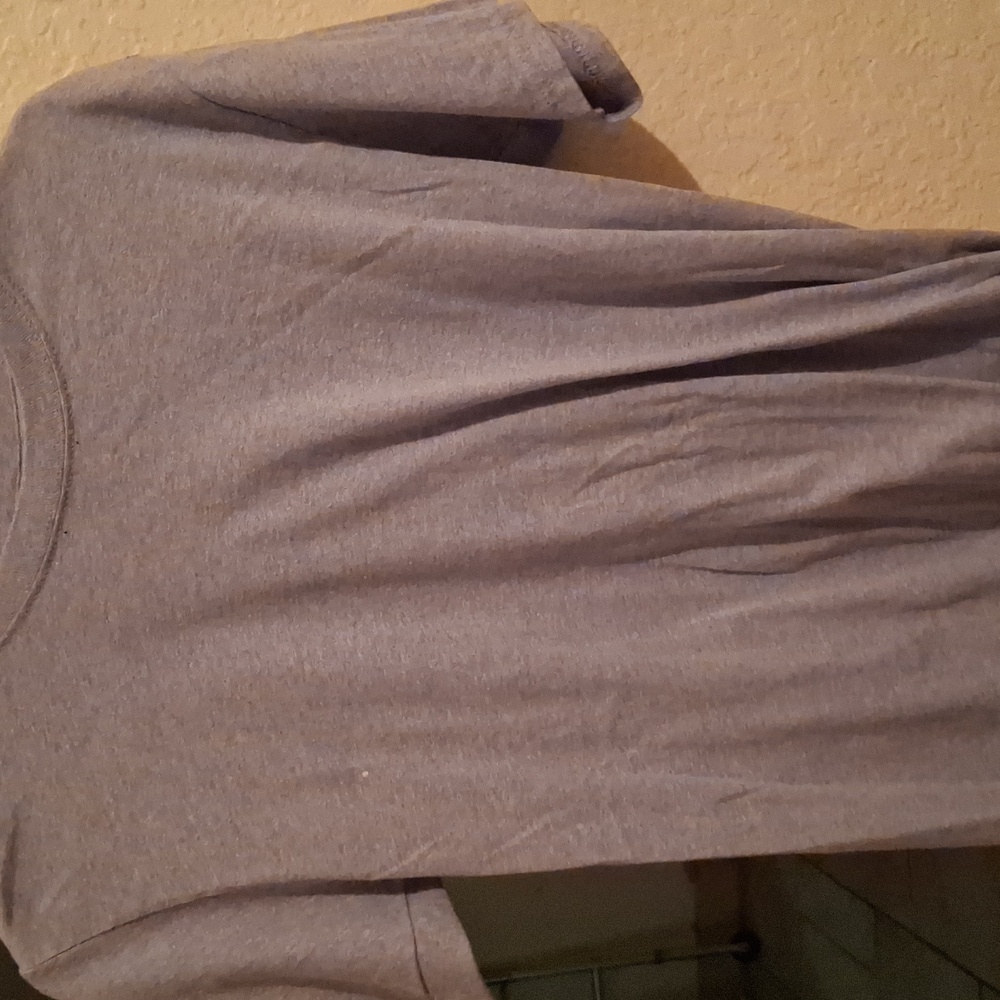 A basic gray shirt